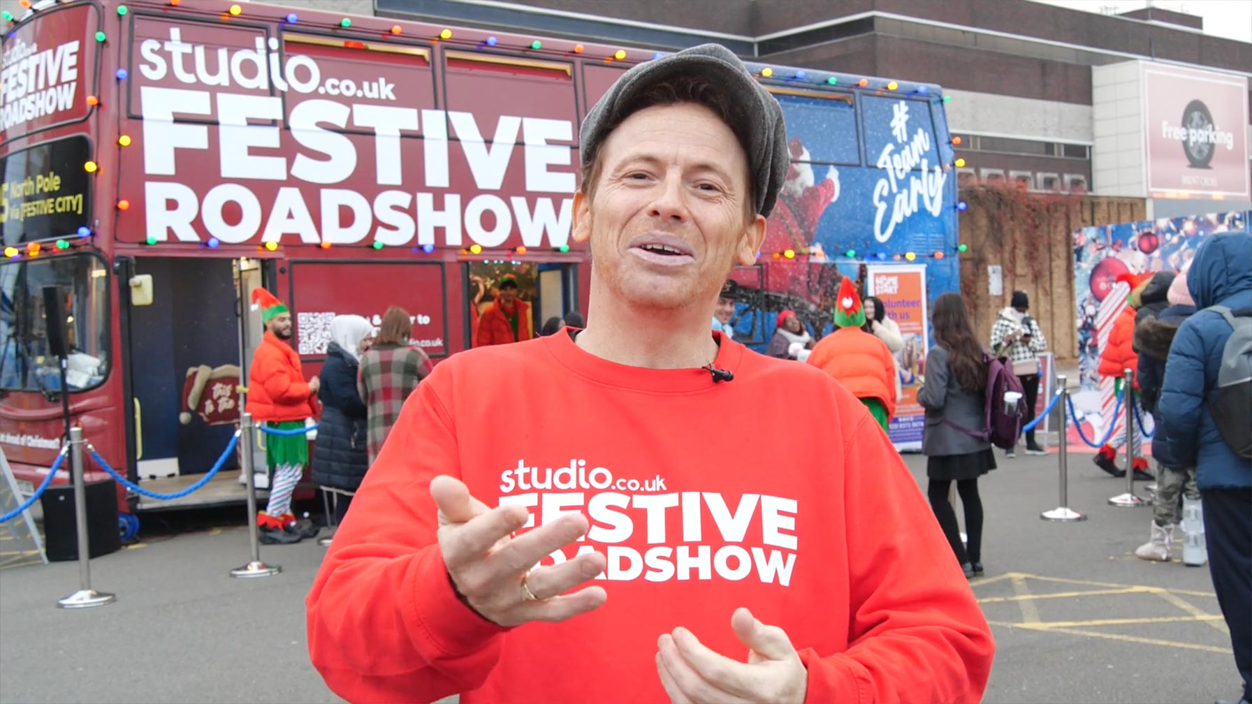 Studio Retail Festive Roadshow Bus